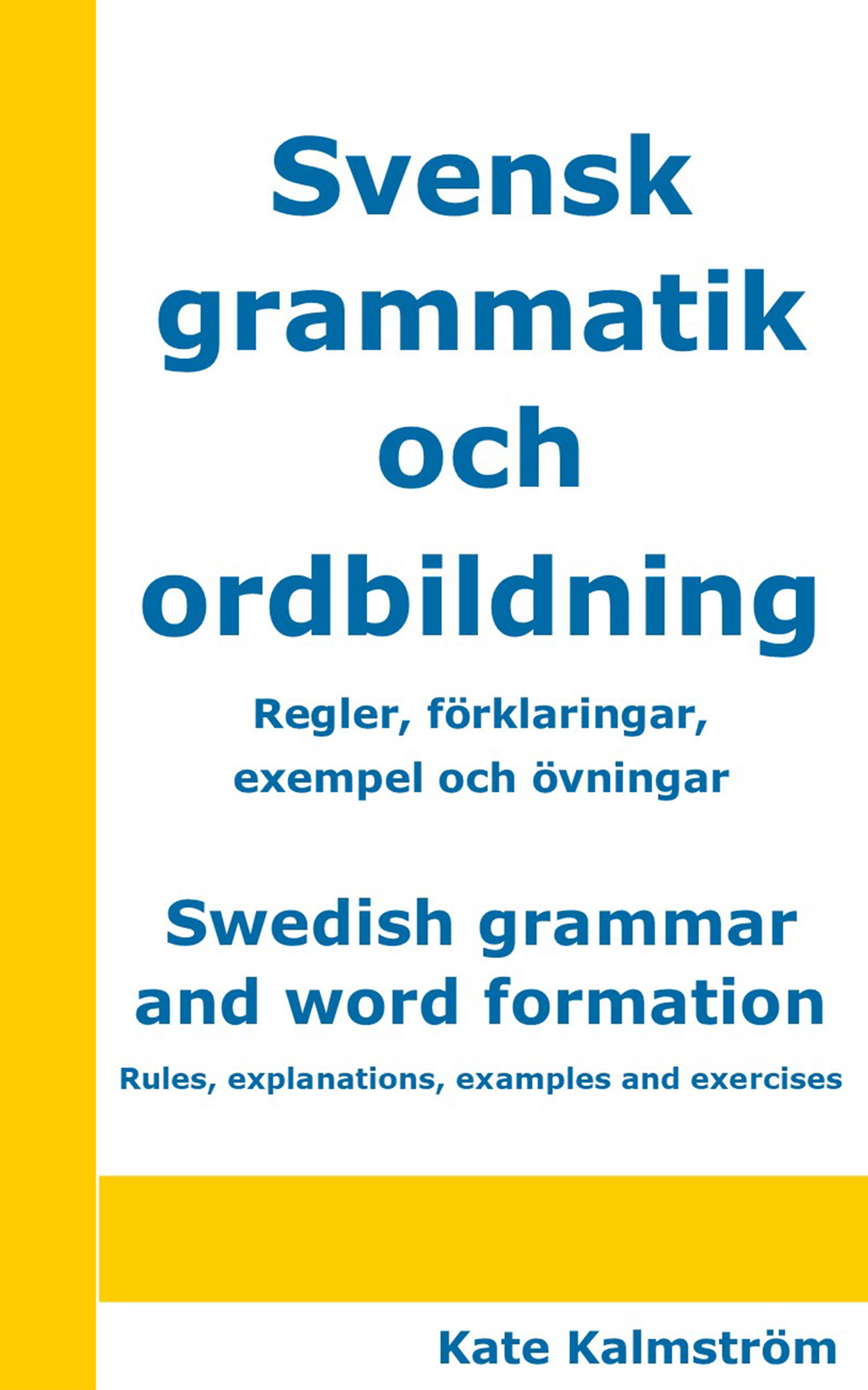 Swedish grammar and word formation cover