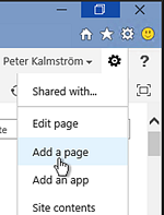 SharePoint Add page - Picture