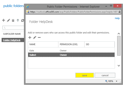 edit exchange public folder permissions